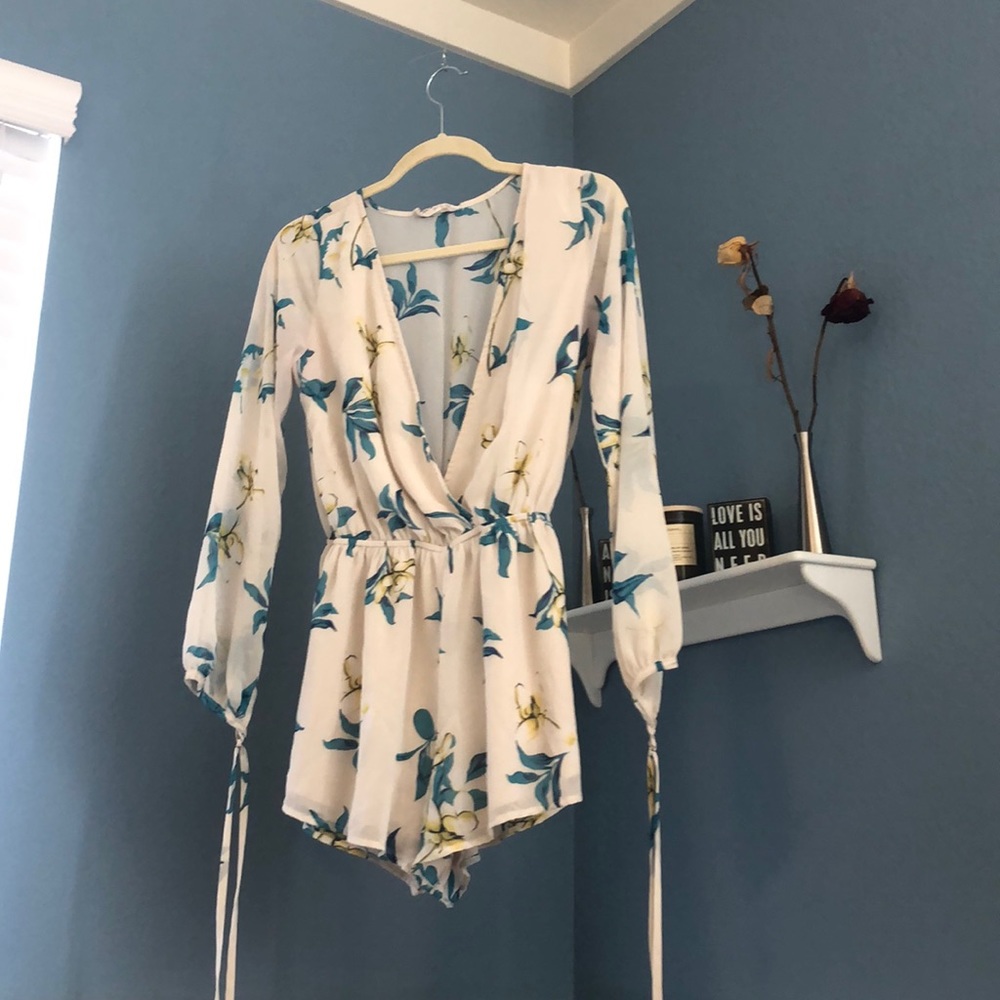 Women’s floral romper